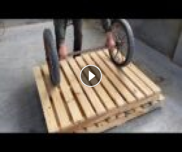 Creative Ideas And Ways To Recycle And Reuse A Wooden Pallet // Build Trailers From Wooden Pallets