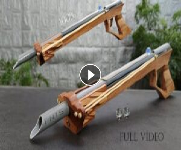 FULL VIDEO | Detailed instructions for the combined long slingshot | Wood Art TG